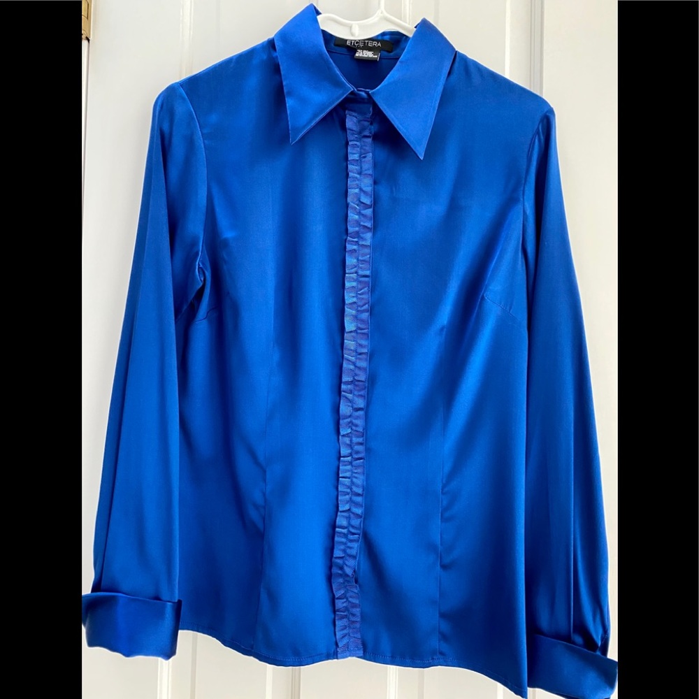 Etcetera silk blouse